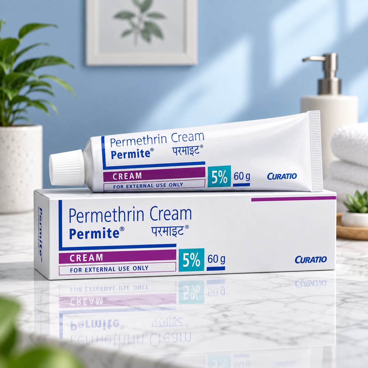 Permitee 5 Anti Scabies and Lice cream 30g / 1oz anti sarna scabies permetrina